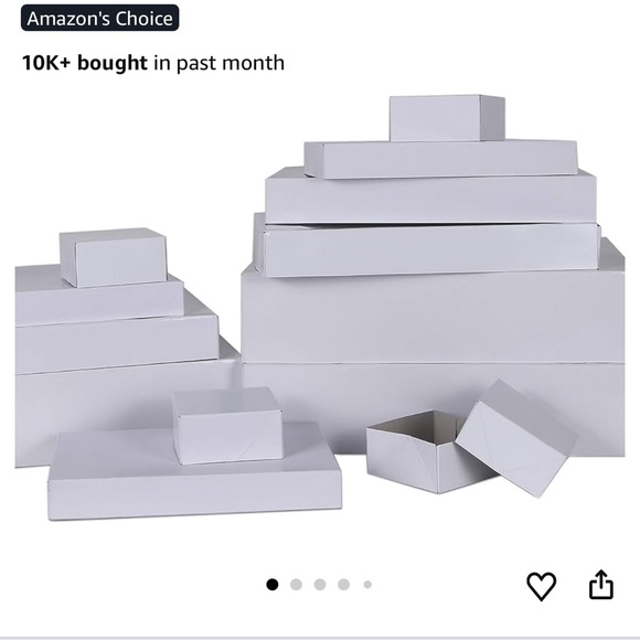 Elegant White Gift Boxes by M - Picture 5 of 6